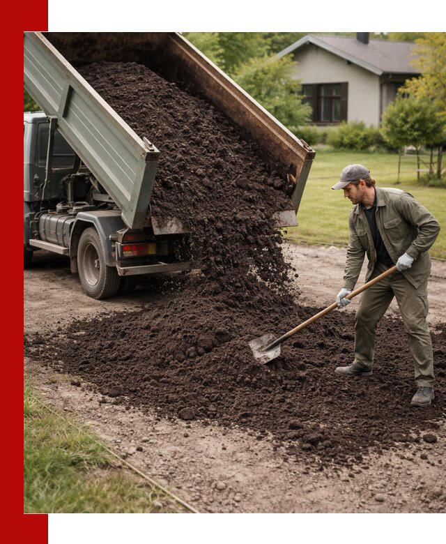 Чернозем для газона с доставкой в Абакане быстро и качественно