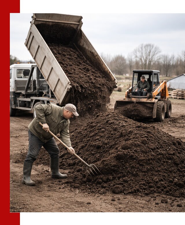 Доставка и продажа перегноя в Абакане быстро и дешево