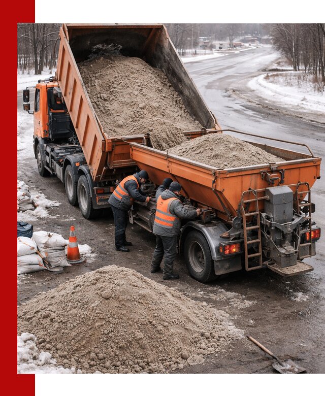Поставка и вывоз пескосоля в Абакане оптом и в розницу