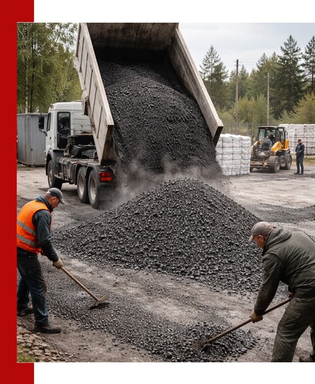 Доставка и продажа асфальтного гранулята в Абакане