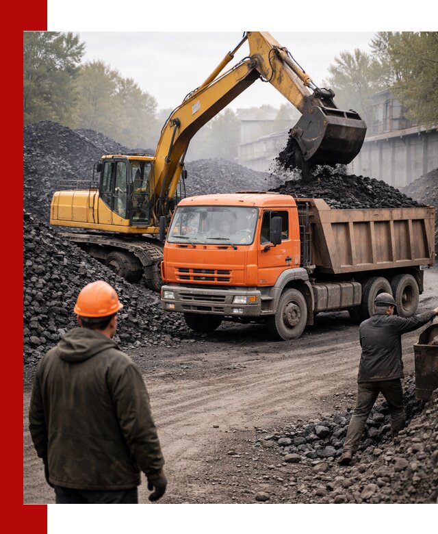 Доставка угля автотранспортом в Абакане быстро и выгодно