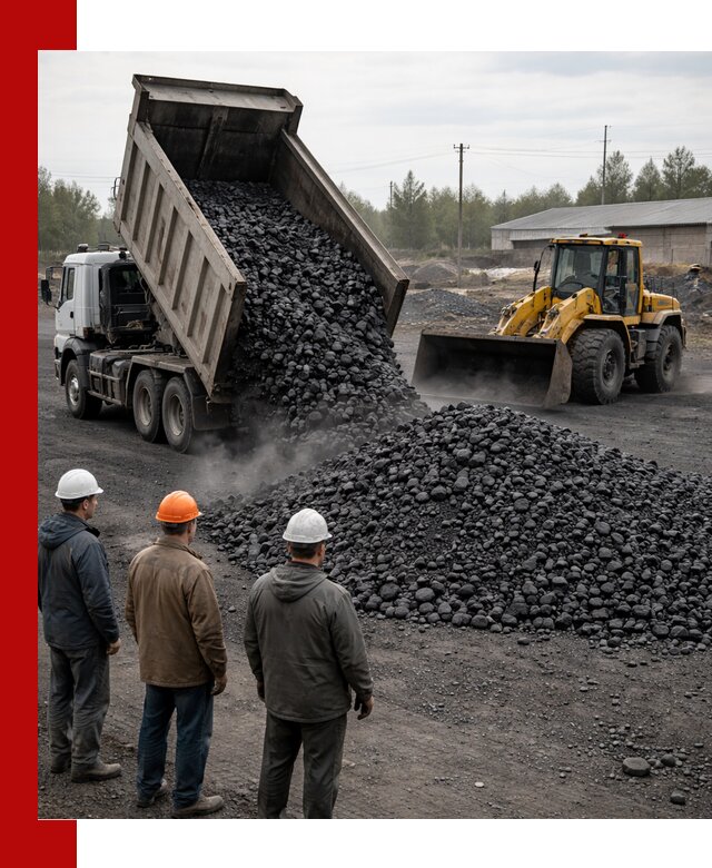 Доставка угля антрацита в Абакане с самосвалами и погрузкой