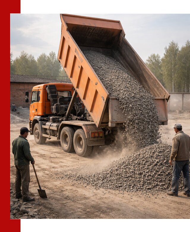 Доставка самосвалом 20 м3 в Абакане быстро и надежно