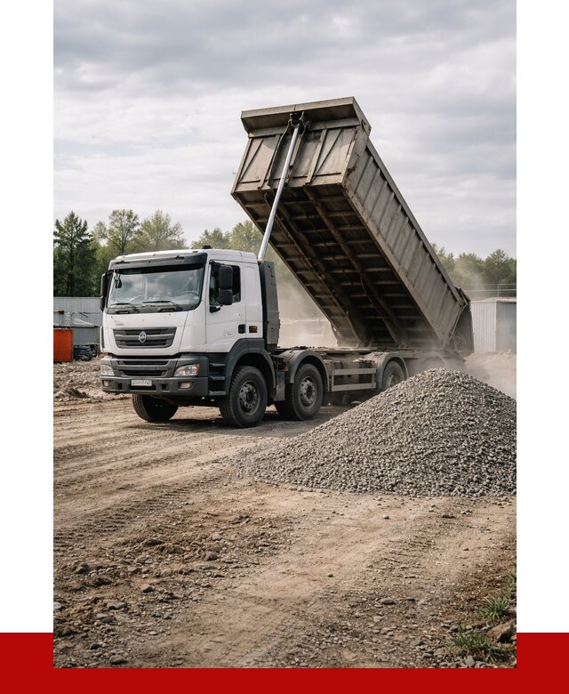 Доставка самосвалом 40 кубов в Абакане от 9194 р. | ПРОНЕРУДБкн