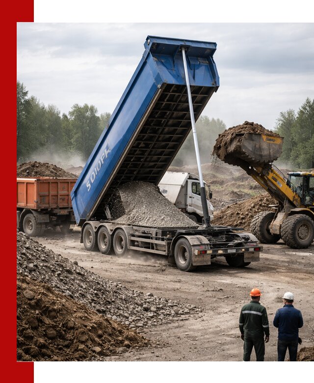 Аренда тонар 40 тонн в Абакане с доставкой материалов