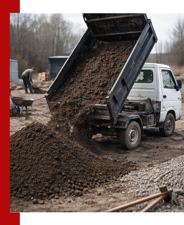 Аренда минисамосвала в Абакане для доставки сыпучих материалов