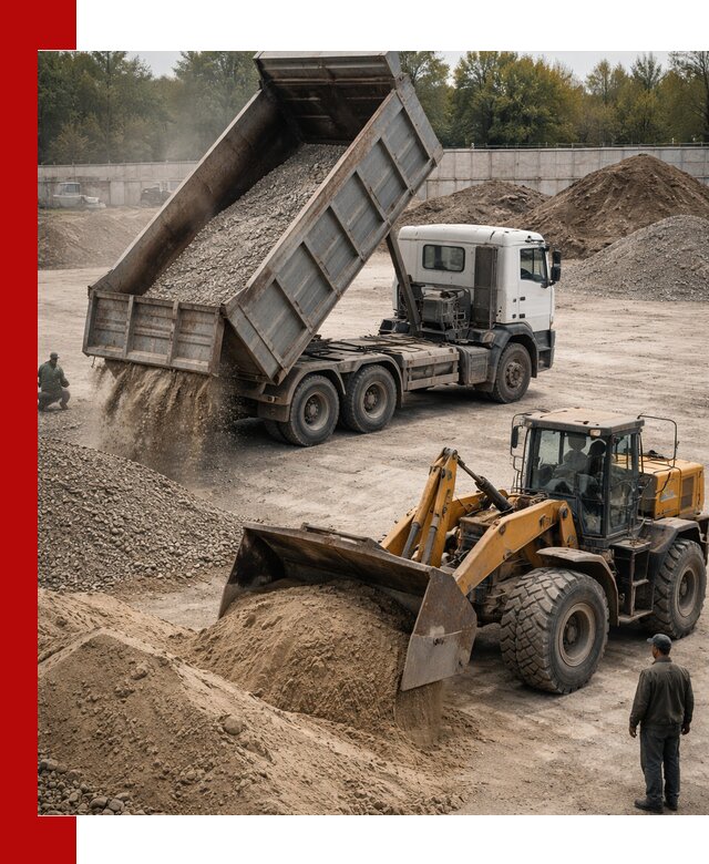 Перевозка сыпучих грузов самосвалами и бортовыми в Абакане