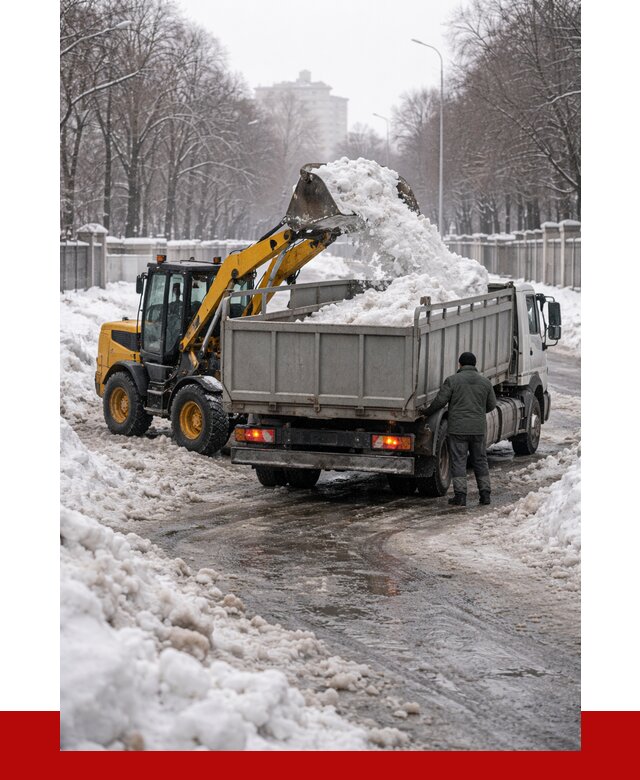 Вывоз снега с погрузкой в Абакане от 3575 р. ПРОНЕРУДБкн
