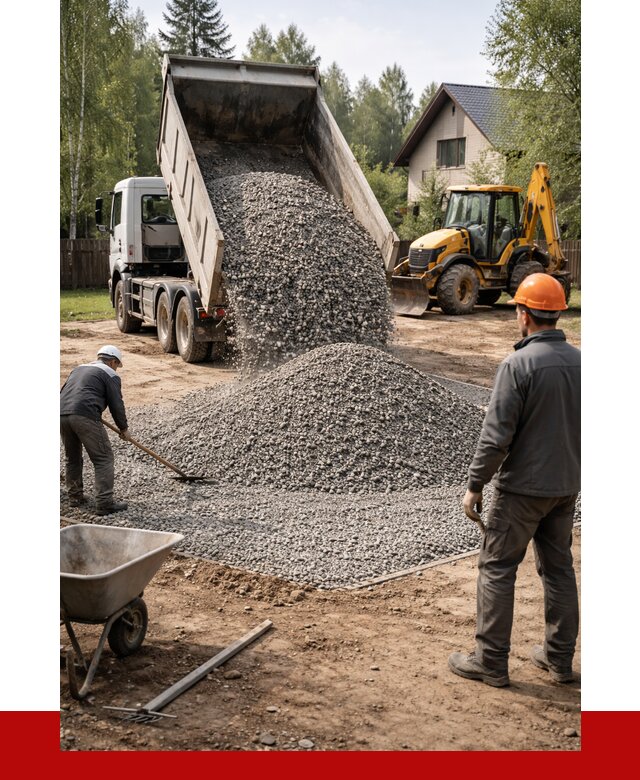 Отсыпка участка щебнем в Абакане от 6640 р. ПРОНЕРУДБкн