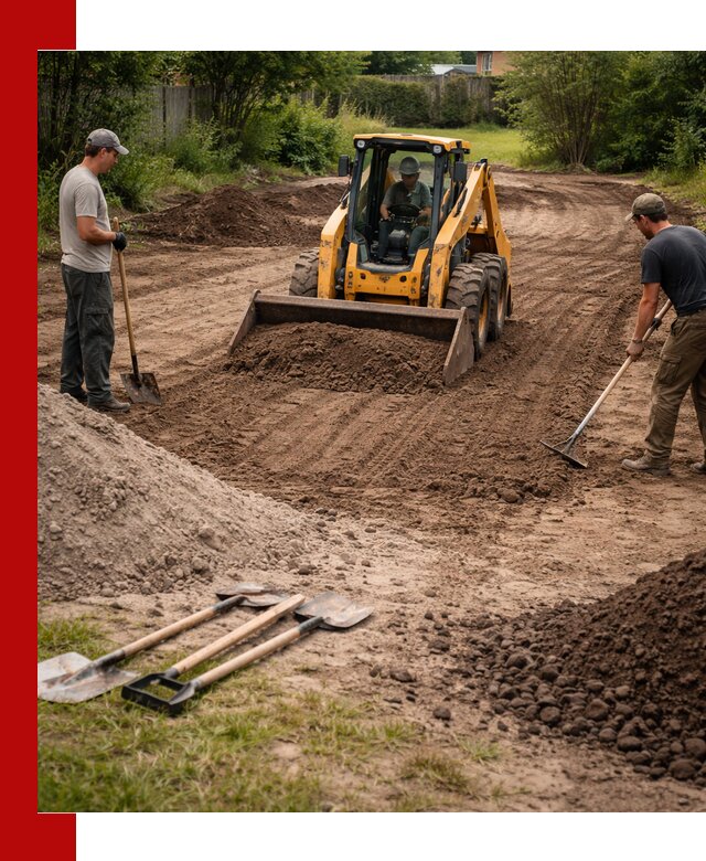 Планировка участка грунтом с вывозом и доставкой в Абакане