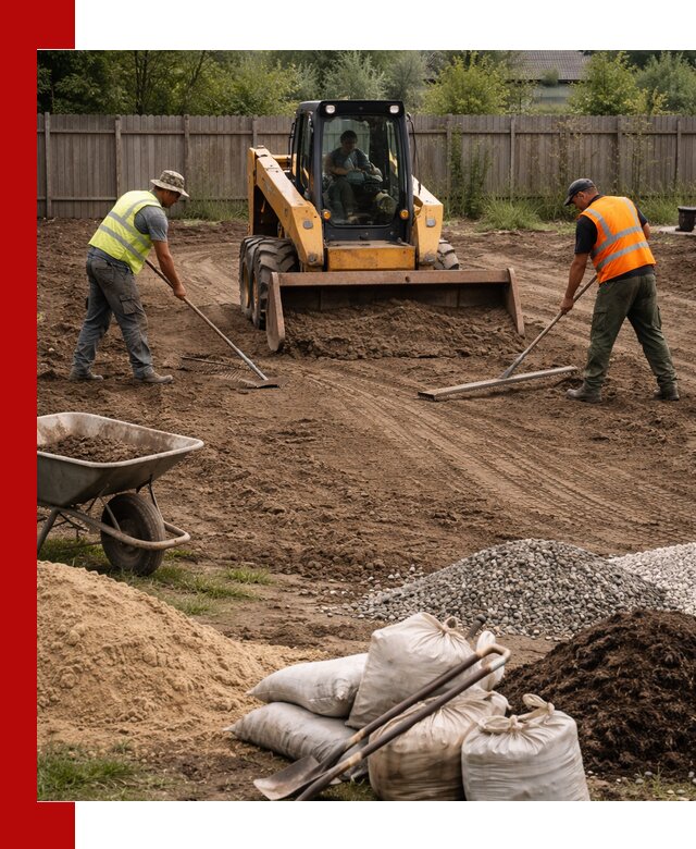 Выравнивание участка под строительство и благоустройство в Абакане