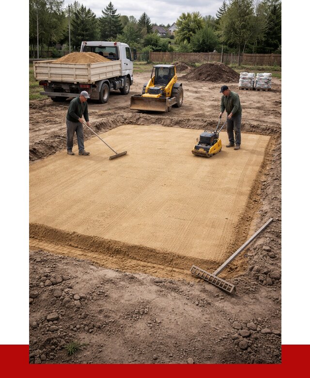 Устройство песчаной подушки в Абакане от 4597 р. ПРОНЕРУДБкн