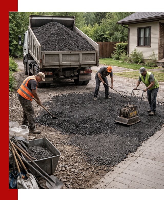 Асфальтовая крошка для двора с доставкой в Абакане